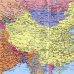 Карта китая на китайском